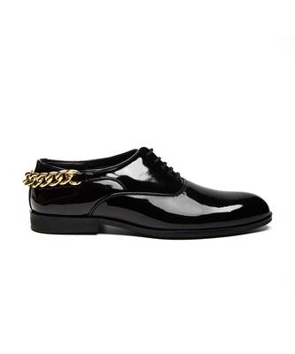 Black patent leather finish formal 2
