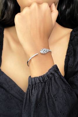 sterling silver celestial kada 3