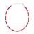 Silver red twinkle bracelet