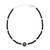Silver black evil eye twinkle bracelet