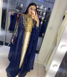 SALE New Wedding Moroccan Dubai Kaftan Arabic Abaya Dress Very Fancy Long Gown