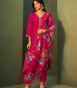 crimson full work suit set