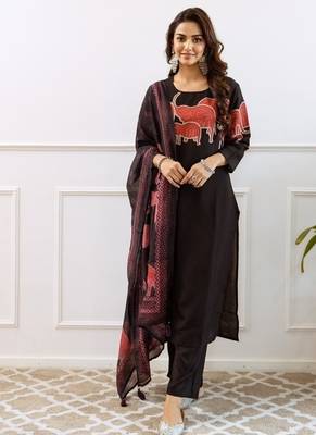 artsy jade cotton suit set 4