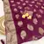 Wine Weaving Viscose Georgette Saree
