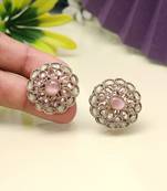 Vibrant multi color tops stud earrings