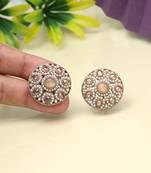 Brilliant gold color tops stud earrings