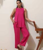 pink  viscose co-ord set
