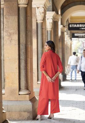 Women Rayon Print Kurta With Palazzo 2