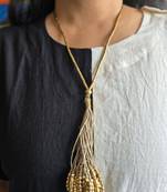 Arabella brass necklace