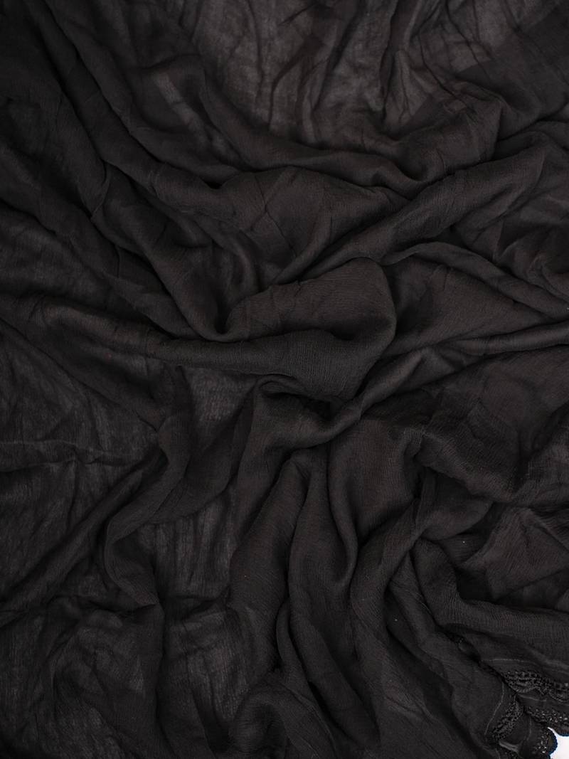 Hand embroidered maroon cotton lucknowi chikankari unstitched suit piece 