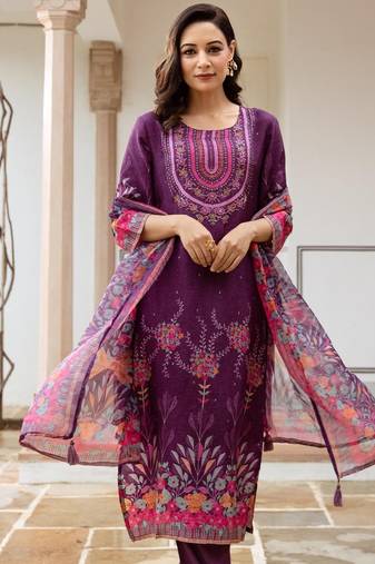 orchid shimmer suit set