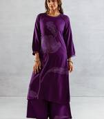 iris printed kurta pant set