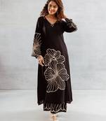 slate printed kurta pant set