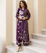 tyrian printed kurta pant set