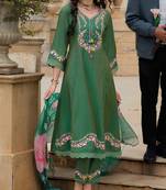 green full work heavy suit set