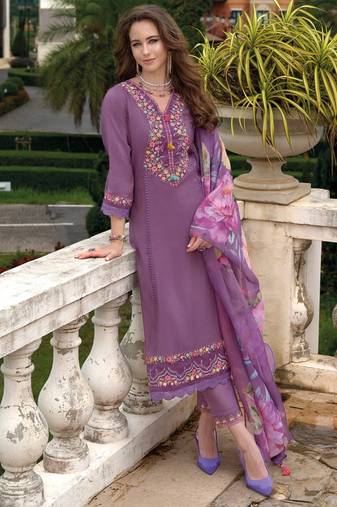 orchid full work heavy suit set