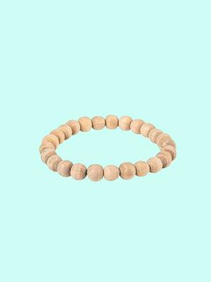 natural religious tulsi stretchable bracelet 1
