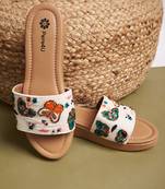 off_white  ethnic fancy heel sandal   for party & marriage  footwear