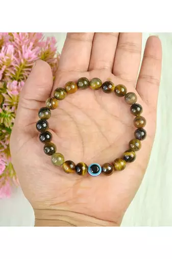 natural round tiger eye bracelet