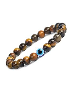 natural round tiger eye bracelet 3