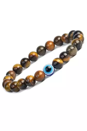 natural round tiger eye bracelet