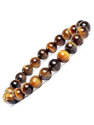  natural crystal beaded tiger eye gemstone bracelet 4