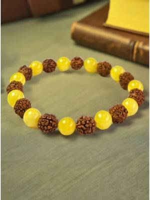 natural rudraksha stretchable bracelet 1