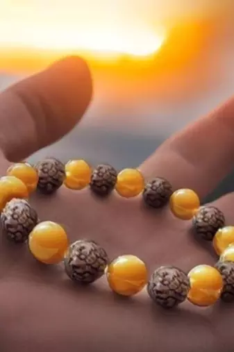 natural rudraksha stretchable bracelet