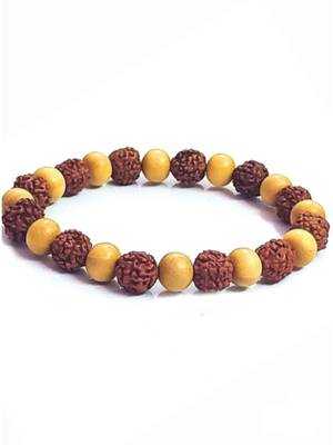 natural rudraksha stretchable bracelet 4