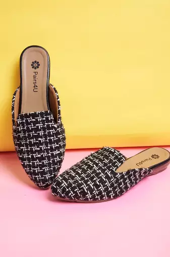 black mojari jutti ethnic punjabi juttis comfortable sole for  & girls