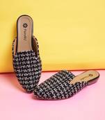 black mojari jutti ethnic punjabi juttis comfortable sole for  & girls