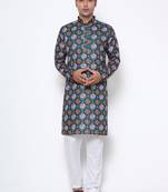 Men's printed kurta     traditional & trendy ethnic wear