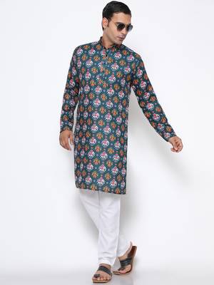 Men's printed kurta     traditional & trendy ethnic wear 2