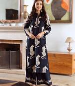 Trendmalls Rayon Digital Print summer Special Kurta Palazzo Set