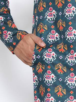 Men's printed kurta     traditional & trendy ethnic wear 7