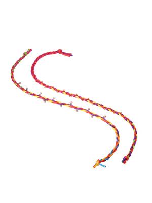  set of 2 multicolor artificial beads bracelet 5