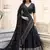 black zari weaving chanderi silk lehenga set choli with dupatta with dupatta