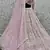 pink pearl work georgette lehenga set choli with dupatta