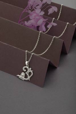 om shivling pendant with chain 1