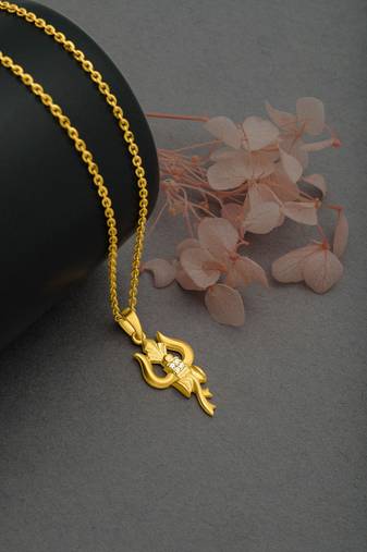 trishul pendant with chain