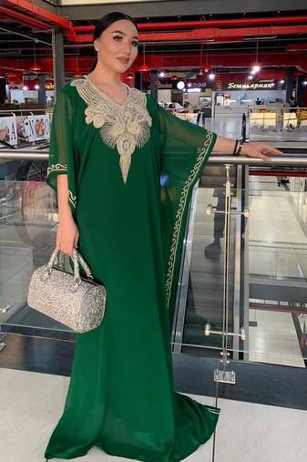 SALE New Moroccan Dubai Kaftans Farasha Abaya Dress Very Fancy Long Gown 