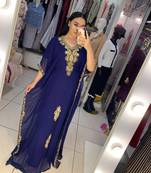 SALE New Moroccan Dubai Kaftans Farasha Abaya Dress Very Fancy Long Gown 