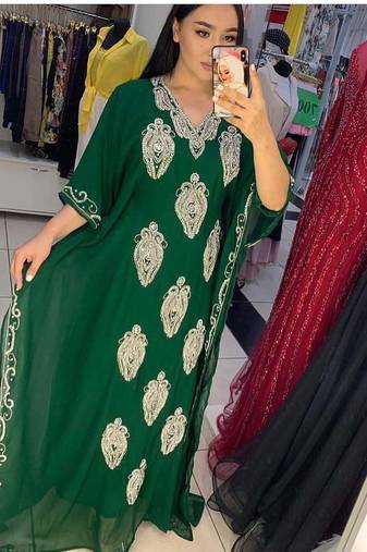 SALE New Moroccan Dubai Kaftans Farasha Abaya Dress Very Fancy Long Gown 