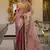 light pink zari weaving tissue silk saree