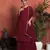 Maroon embroidered georgette  Kurta pant and palazzo set