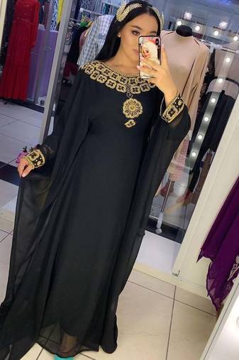 SALE New Moroccan Dubai Kaftans Farasha Abaya Dress Very Fancy Long Gowns