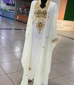 SALE Luxury Bedded Crystal Work Moroccan Dubai Kaftans Wedding Bridesmaid Dress