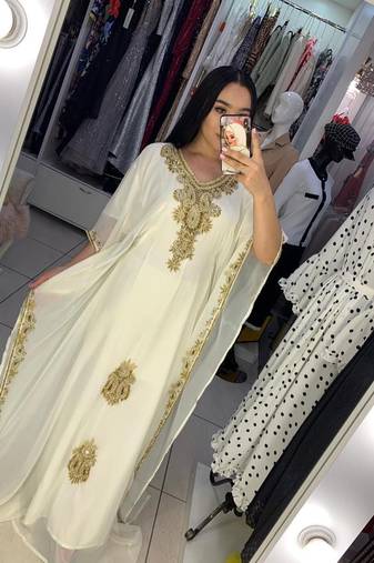 SALE New Moroccan Dubai Kaftans Farasha Abaya Dress Very Fancy Long Gown 