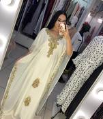 SALE New Moroccan Dubai Kaftans Farasha Abaya Dress Very Fancy Long Gown 