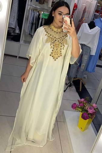 SALE New Moroccan Dubai Kaftans Farasha Abaya Dress Very Fancy Long Gown 